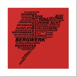 Nordschleife Word Cloud Posters and Art